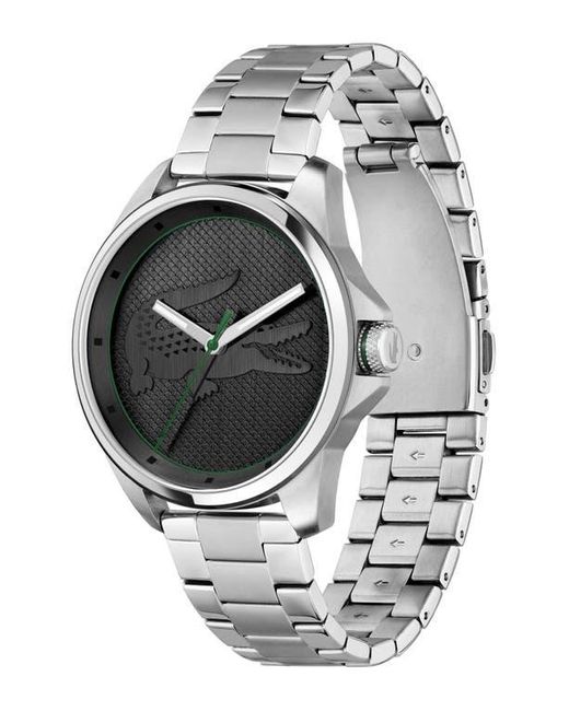 Lacoste Black Le Croc Bracelet Watch, 43Mm for men