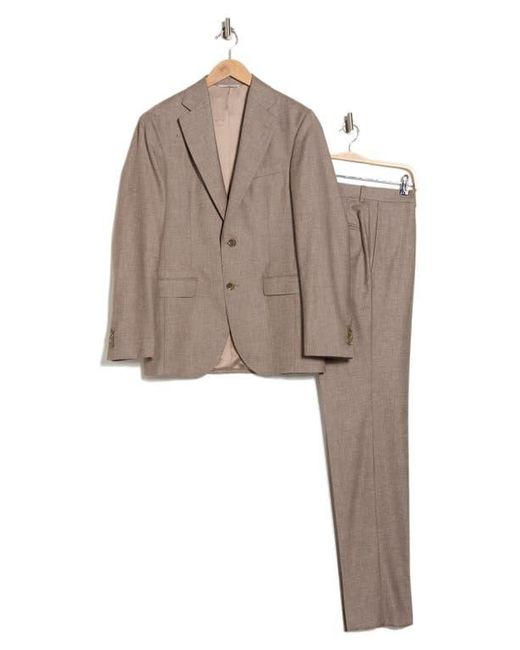 Jack Victor Natural Mason Slub Wool Suit for men