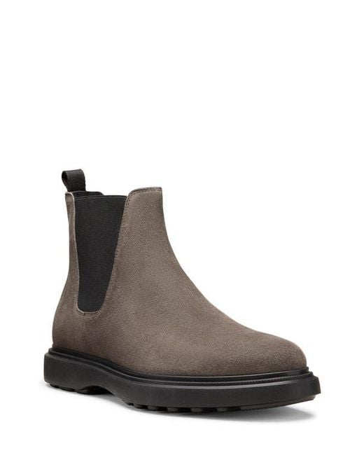 Stuart Weitzman Brown Amos Chelsea Boot for men