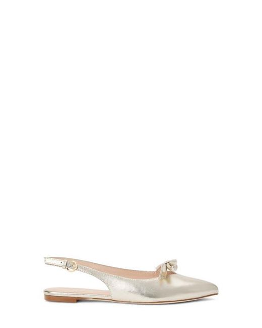 Jack Rogers Natural Lennox Slingback Pointed Toe Flat
