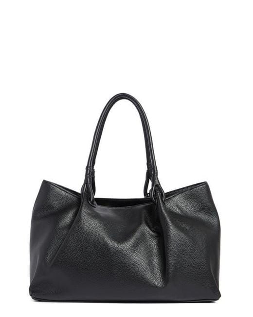 Steve Madden Black Dougie Tote Bag