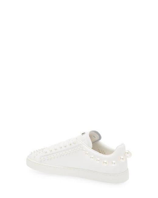 Stuart Weitzman White Goldie Sneaker