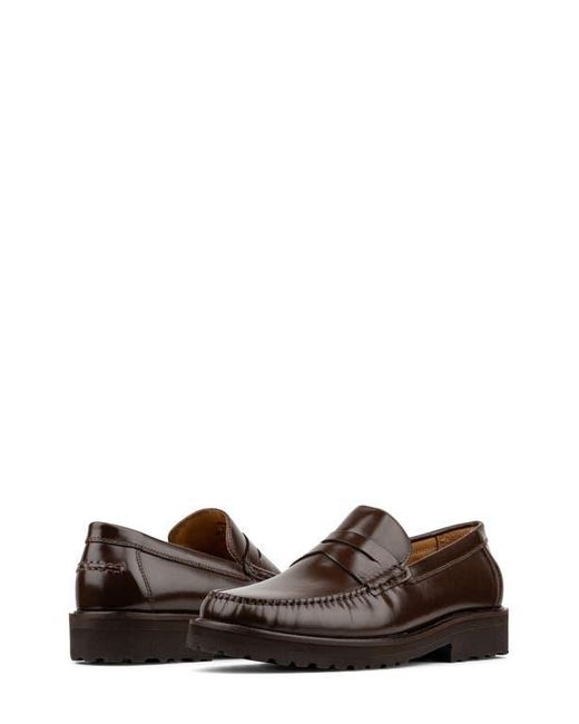 Donald J Pliner Brown Judd Penny Loafer for men