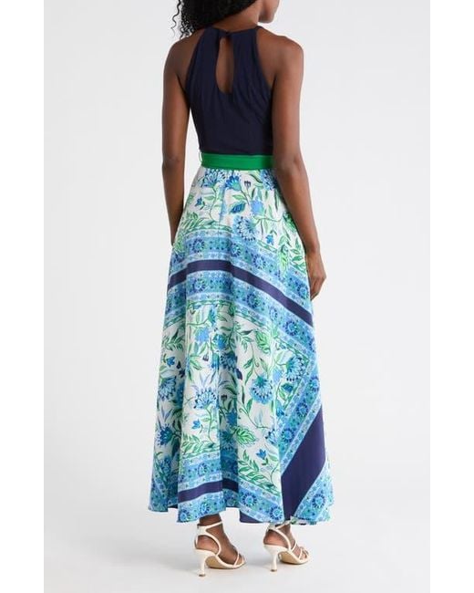 eliza j halter maxi dress Eliza J Print floral print halter Maxi Dress ( Size 16)