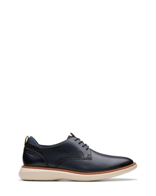 Clarks Blue Brantin Plain Toe Derby for men