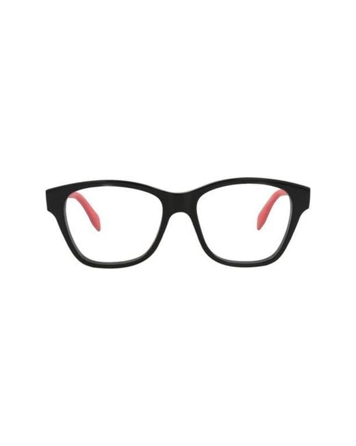 McQueen Black 52Mm Square Optical Glasses