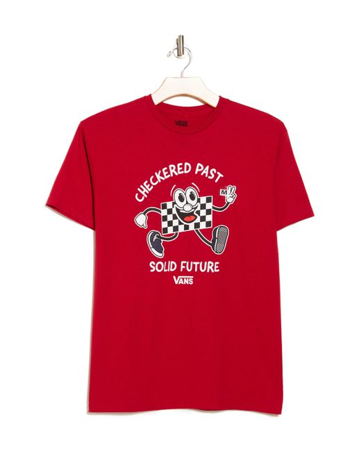 Vans Red Solid Future Graphic T-shirt for men