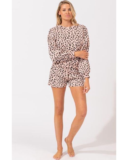Threads For Thought Multicolor Felicity Animal Print Organic Cotton & Recycled Polyester Shorts