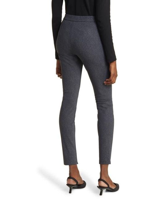 Theory Blue Adbelle High Waist Slim Fit Crop Pants