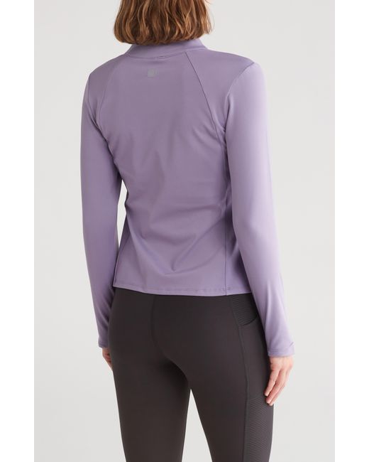 Laundry by Shelli Segal Purple Active Full-zip Jacket