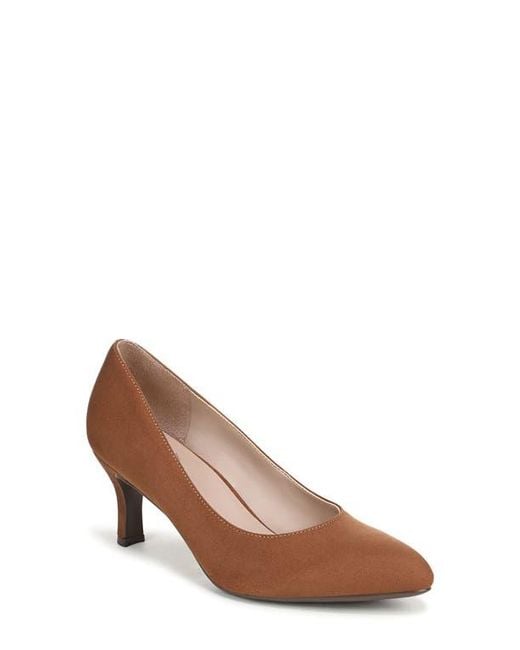 Naturalizer Brown Flora Pointed Toe Pump