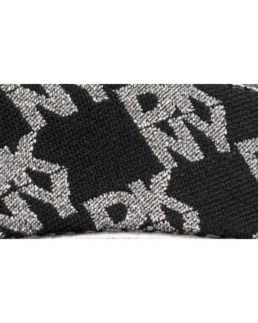 DKNY Black Berris Slingback Platform Espadrille