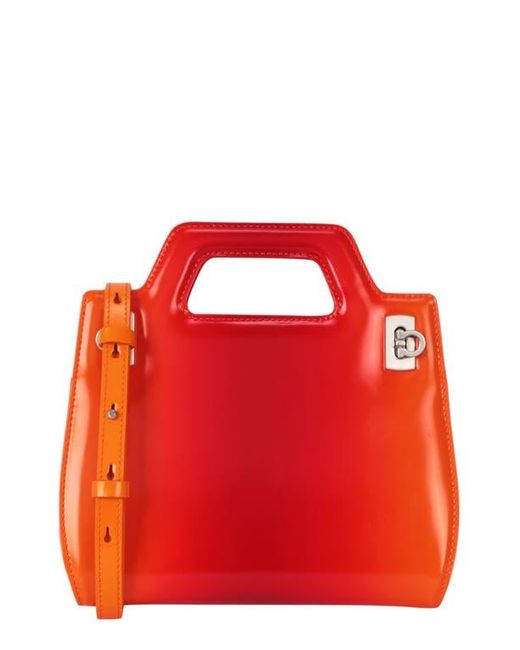 Ferragamo Red Top Handle Satchel