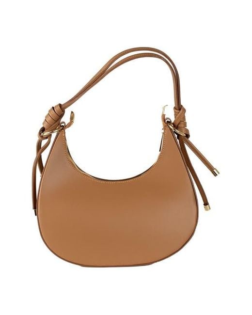 Persaman New York Brown Carole Shoulder Bag