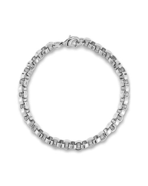 YIELD OF MEN Metallic Circle Link Bracelet for men