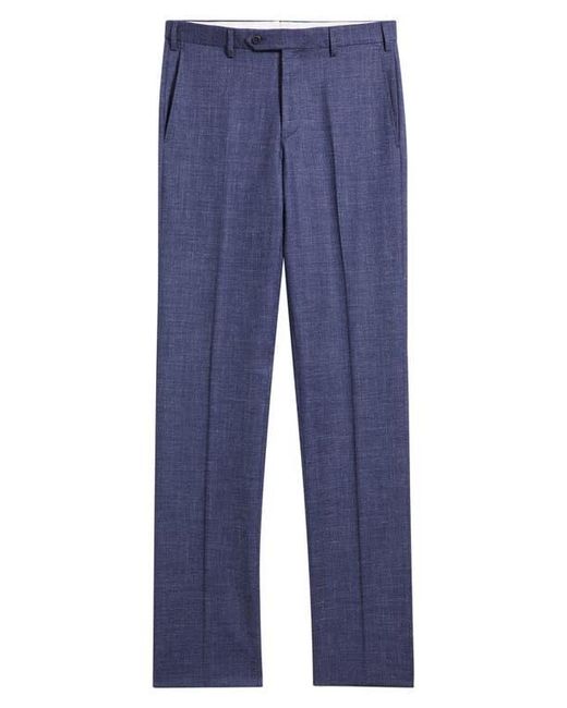 Zanella Blue Devon Wool Pants for men