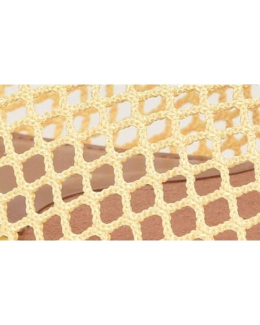 Nine West Yellow Daniela Mesh Mule