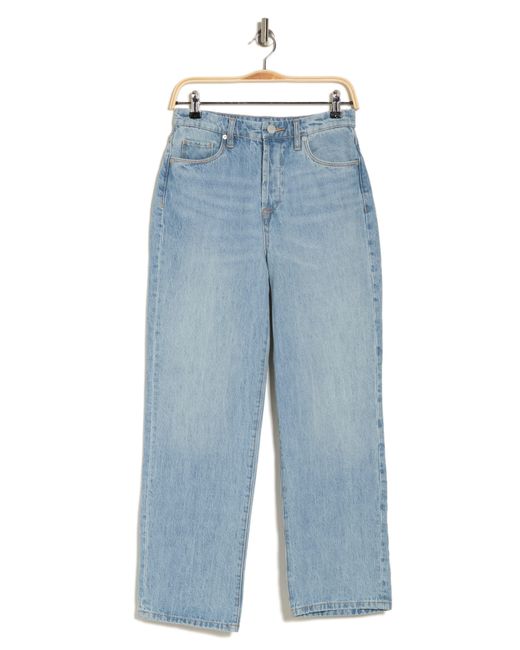 Blank NYC Baxter Rib Cage Crop Jeans in Blue | Lyst