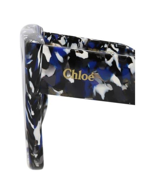 Chloé Gray 55Mm Square Sunglasses for men