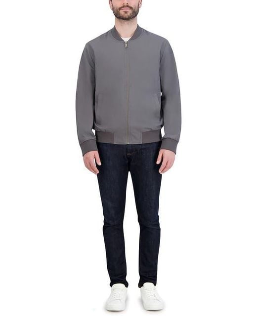 Cole Haan Gray Bomber Jacket for men