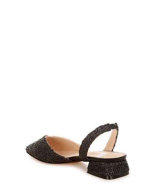Rag & Co Black Kinjay Slingback Pump