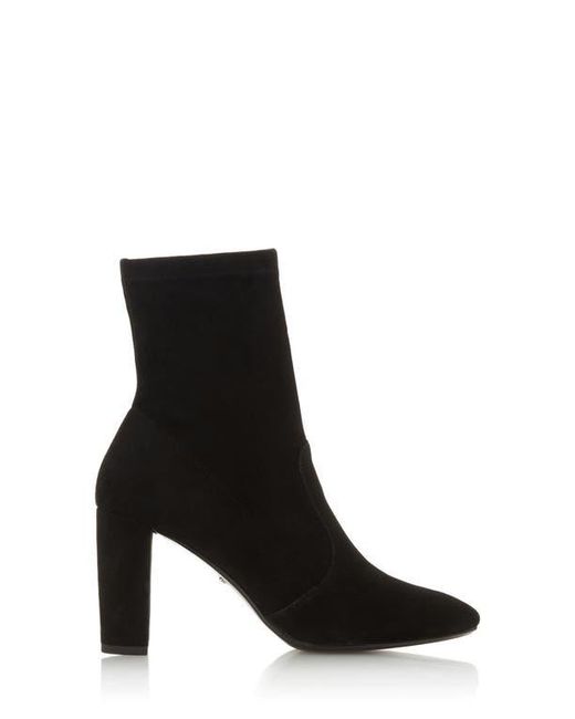 Dune Black Opticals Stretch Bootie