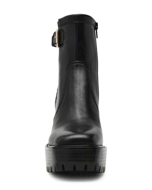 Steve Madden Black Summit Platform Bootie