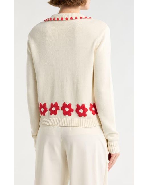 Tahari Collared Buttoned Cardigan