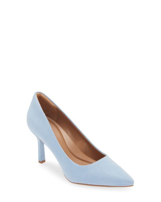 Nordstrom Paige Faux Leather Pump in Blue | Lyst