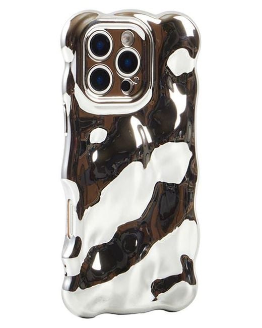 Auramma Gray Bubbles Iphone 16 Pro Case