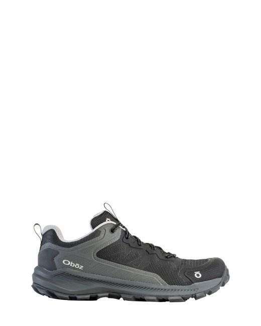 Oboz Black Katabatic Low Hiking Sneaker for men