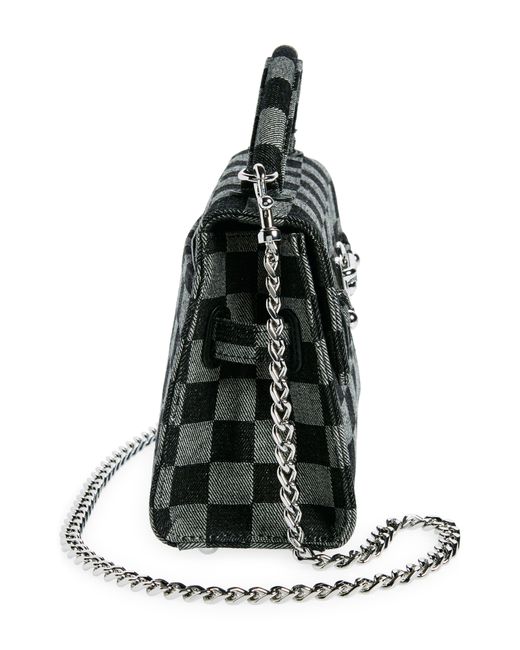 Rebecca Minkoff Black Lou Top Handle Crossbody Bag