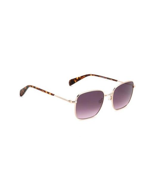 Rag & Bone Purple 52Mm Gradient Square Sunglasses for men