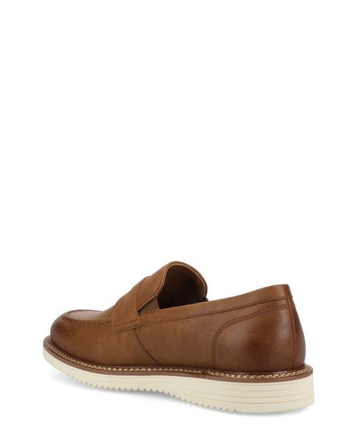 Vance Co. Brown Princeton Penny Loafer for men
