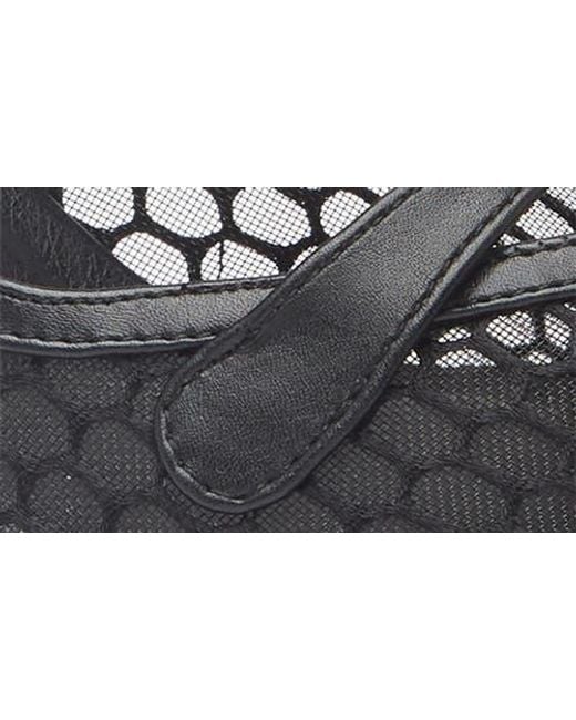 Tahari Black Mesh Pump