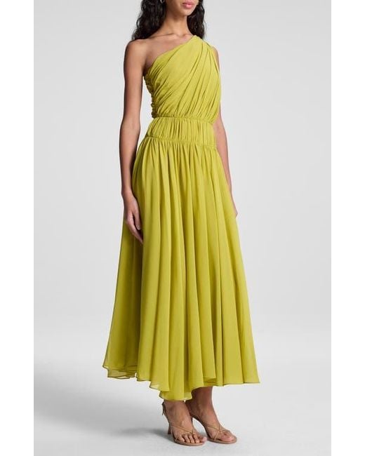 alc yellow pleated dress ALC Aeries Dress in Yellow by ALC