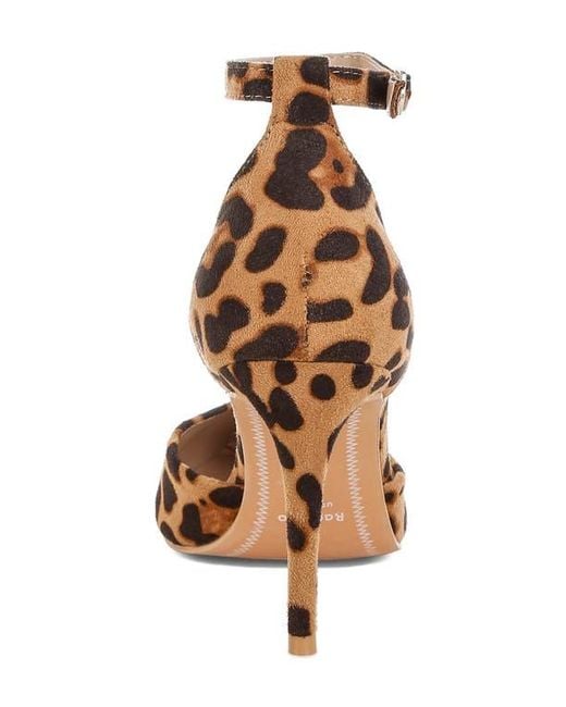 Rag & Co Brown Dolona Pointed Toe Pump