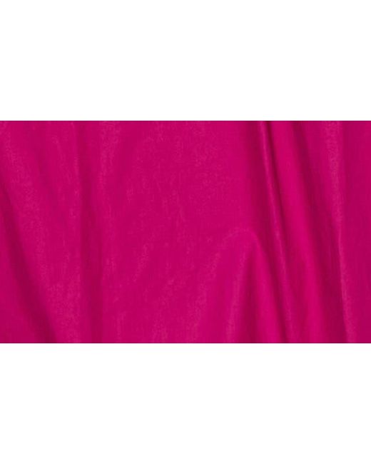 MELLODAY Pink Pleated A-line Sundress