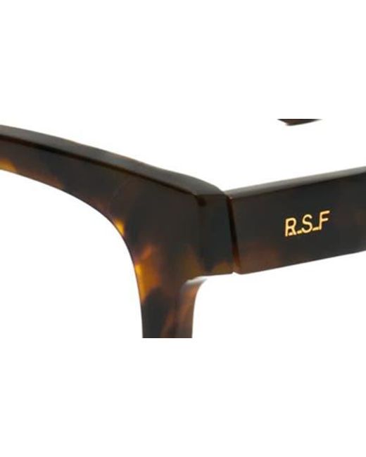 Retrosuperfuture Brown 55Mm Rectangular Reading Glasses