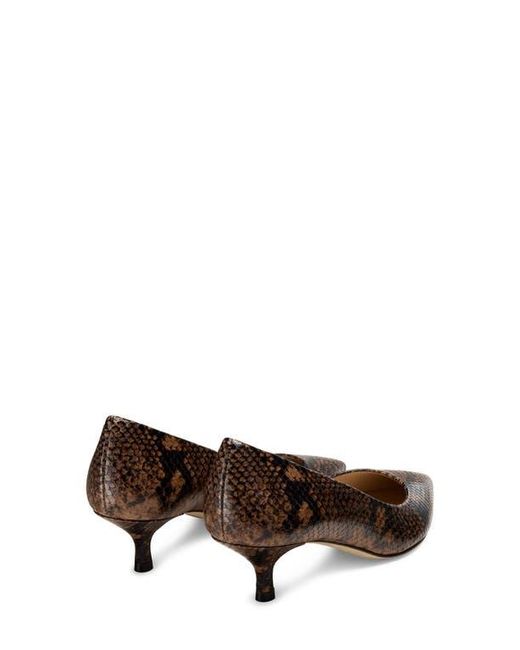 Stuart Weitzman Brown Stuart Power 50 Pump