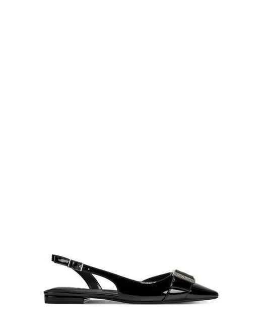 DKNY Black Clemma Pointed Toe D'Orsay Flat