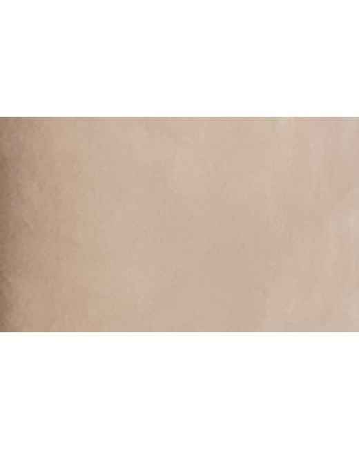 London Times Natural Jewel Neck Side Tab Fit & Flare Dress