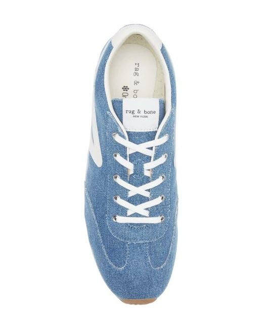 Rag & Bone Blue Retro Runner Slim Sneaker