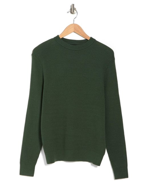 JEFF The Pine Box Weave Sweater In Evergreen At Nordstrom Rack for men