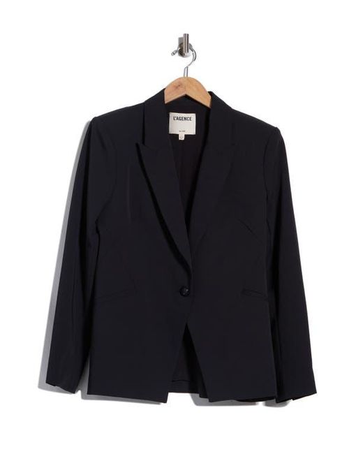 L'Agence Black Sheila Structured Blazer