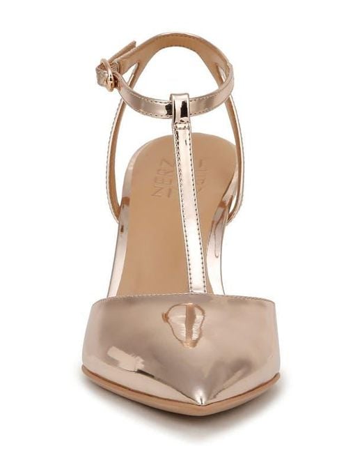 Naturalizer Natural Astrid T-Strap Pointed Toe Pump