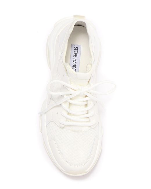 steve madden arelle exaggerated sole sneaker