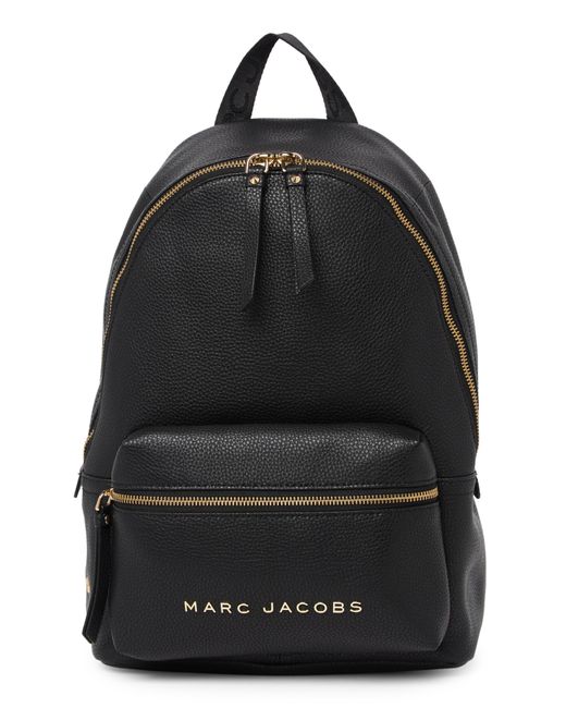 Marc Jacobs Black Leather Backpack