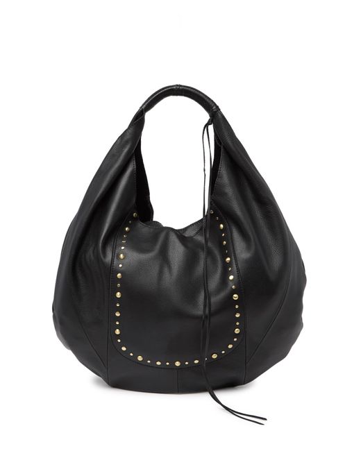 Hobo Black Eclipse Leather Shoulder Bag
