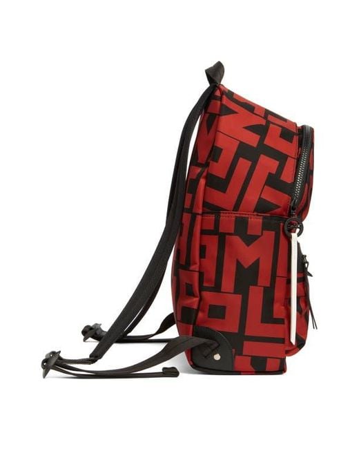 Longchamp Red Le Pliage Medium Backpack for men
